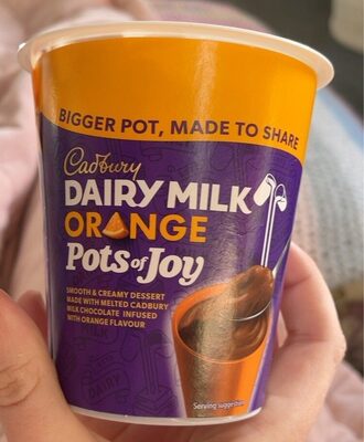 Dairy Milk Orange Pots of joy