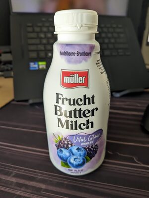 Fruchtbuttermilch Heidelbeere-Brbeere