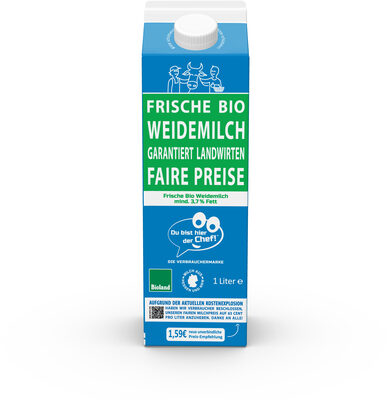 Frische Bio Weidemilch