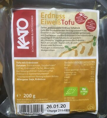 Erdnuss Eiweiß Tofu