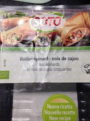 Rollini Epinard Tofu