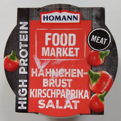 Hänchenbrust Kirschpaprika Salat