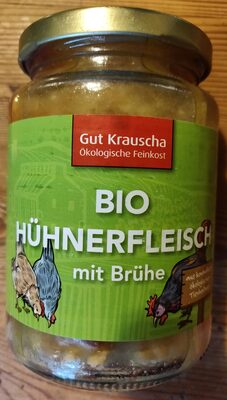 Bio Hühnerfleisch mit Brühe