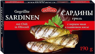 Gegrillte Sardinen in Olivenöl mit Chili