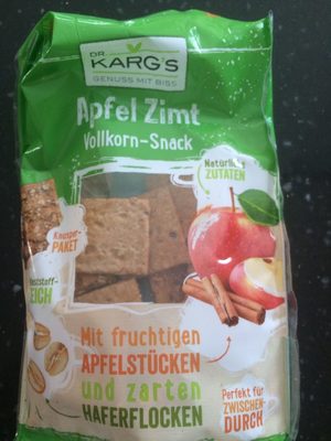 Apfel-zimt Vollkorn-snack, Mit Apfelstücken Und Ha. ..