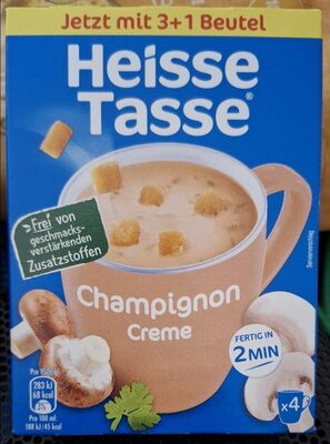 Heiße Tasse Champignon