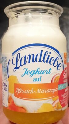 Joghurt auf Pfirsich-Maracuja