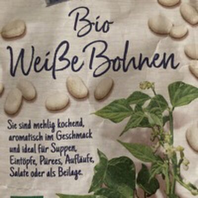 Weiße Bohnen trocken Morgenland