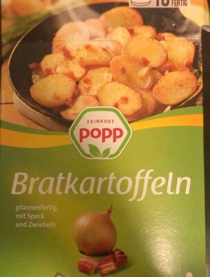 Bratkartoffeln pfannenfertig mit Speck und Zwiebeln