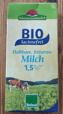 Schwarzwaldmilch Bio lactosefreie H-Milch