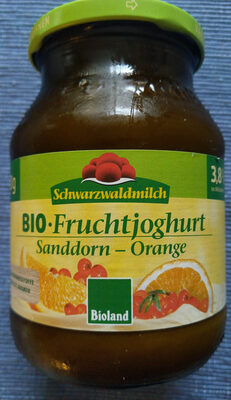 BIO Fruchtjoghurt Sanddorn-Orange