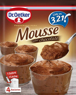 Preparado para mousse de chocolate