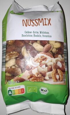 Nuss-Mix (Bio) (Cashewkerne, Mandeln, Wal-, Hasel-, Para-Nüsse)