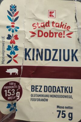 Kindziuk kiełbasa wieprzowa