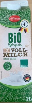 Milbona bio frische vollmilch 3,8%