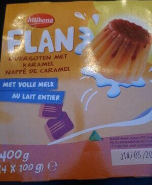 Flan nappé de caramel