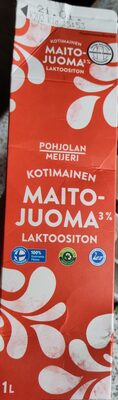 Kotimainen maitojuoma 3% laktoositon