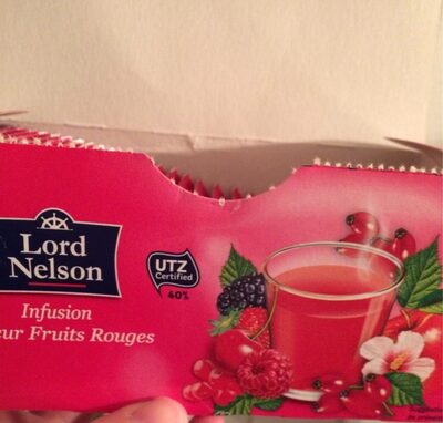 Infusion saveur fruits rouges