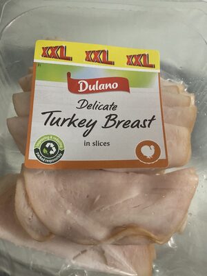 Paistettu kalkkunanrinta siivuina