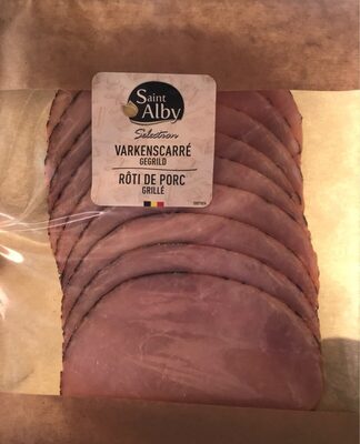 Roti de porc grillé
