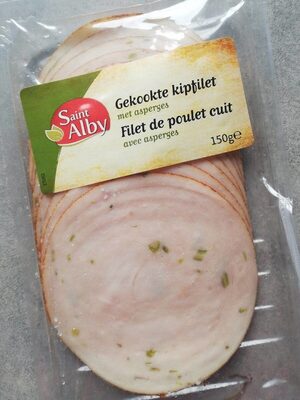 Filet de poulet cui avec asperges