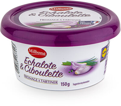 Echalote Ciboulette Fromage à tartiner