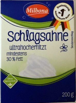 Schlagsahne ultrahocherhitzt