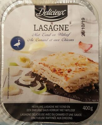 Lasagne au canard et aux chicons