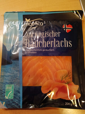 Norwegischer Räucherlachs in Scheiben