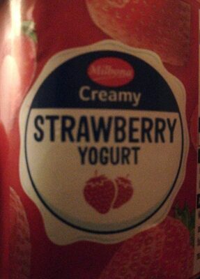 creamy strawberry yogurt