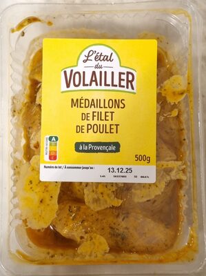 Médaillons de filets poulet à la provençale