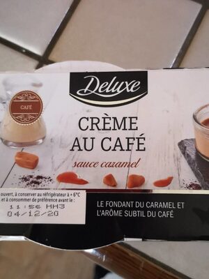 Crème au café sauce caramel