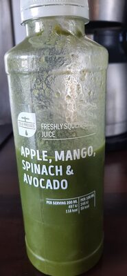 Apple, Mango, Spinach & Avocado Smoothie