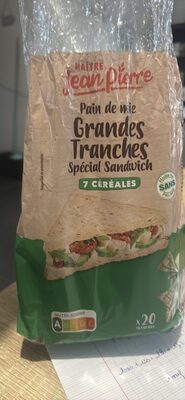 Pain de mie grandes tranches 7 cereales