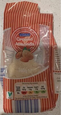 Vegan PASSION OR BAK Belbake Ground Almonds 165g'e