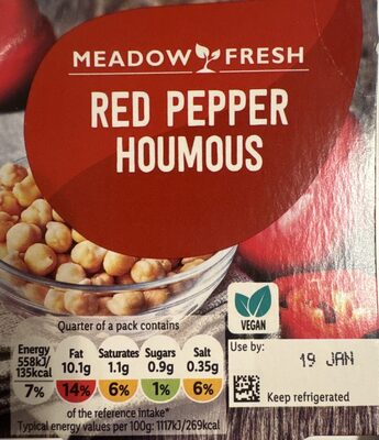 Red pepper houmous