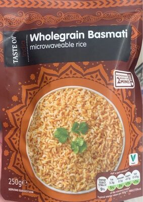 Wholegrain Basmati microwaveable rice
