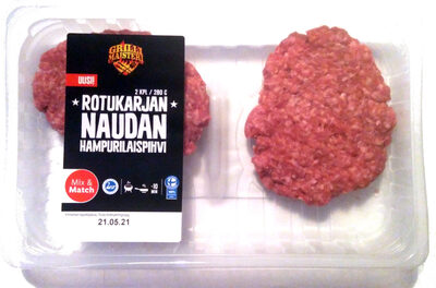 Rotukarjan naudan hampurilaispihvi