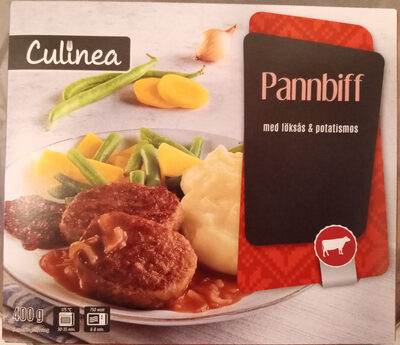Culinea Pannbiff med löksås & potatismos