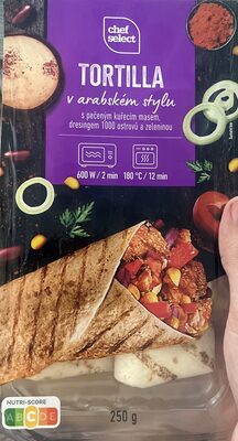 Tortilla v arabském stylu
