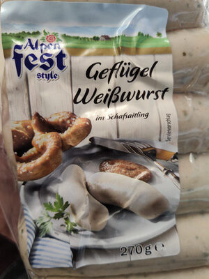 Geflügel Weißwurst