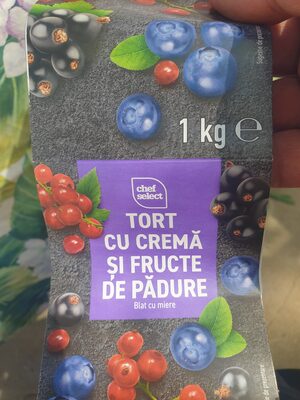 Tort Cu Crema Si Fructe De Padure