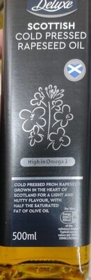 Cold pressed rapeseed oil