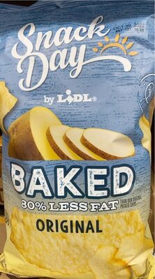 Baked potato chips
