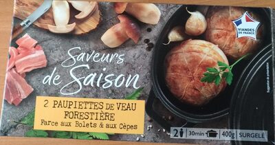 Paupiettes de veau forestière