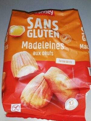 Madeleines aux œufs sans gluten