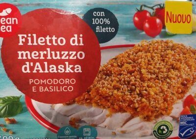 Filetto merluzzo Alaska pomodoro e basilico