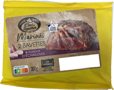 Bavettes marinées & fondue d'échalotes
