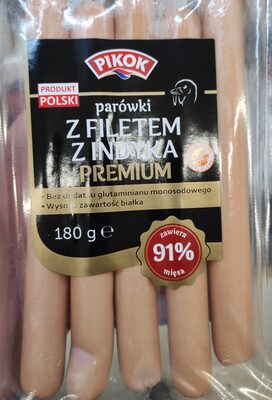 Parówki z filetem z indyka premium