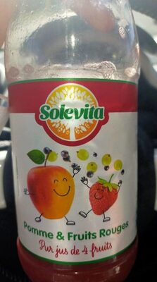 Pur jus  de 4 fruits pomme et fruits rouges